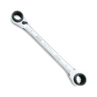 Ключ Toptul накидний з подвійною тріскачкою 72 зубця Pro-Series 12x15-14x13, 190мм (ABAD1215)