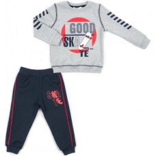 Набір дитячого одягу Breeze "GOOD SKATE" (13263-98B-gray)