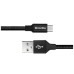 Дата кабель USB 2.0 AM to Micro 5P 0.25m black ColorWay (CW-CBUM048-BK)