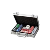 Настільна гра Johnshen Sports Набір покерний 200 фішок по 11,5 г (алюмінієвий кейс) (59204)