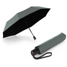 Парасоля Knirps A.200 Medium Duomatic Sage Black HeatShield автомат, складана (Kn95-7201-23002)