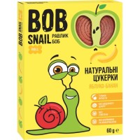 Цукерка Bob Snail Равлик Боб Яблучно-Бананові 60 г (4820219345411)