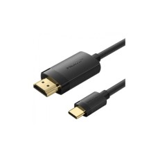 Кабель мультимедійний USB-C to HDMI M 2.0m 4K 60Hz black VENTION (CRIBH)