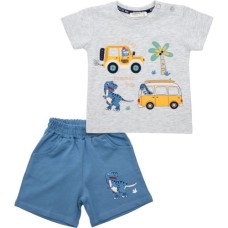 Набір дитячого одягу Breeze з машинкою (20988-80B-gray)