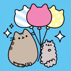 Картина по номерам Santi Пушин Повітряні кульки 25х25см (955033)