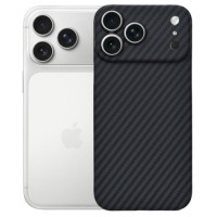 Чохол до мобільного телефона BeCover FIBRA Carbonite MagSafe Apple iPhone 17 Pro Max Black (715410)