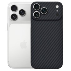 Чохол до мобільного телефона BeCover FIBRA Carbonite MagSafe Apple iPhone 17 Pro Max Black (715410)