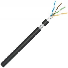 Кабель мережевий OK-Net SFTP cat.5e, 305м зовнішній (SF/UTP-cat.5E) (КППЭО-ВП (100) 4*2*0,51)