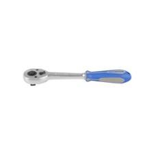 Тріскачка KING TONY 1/2" силова 32 зуба з двухкомпонентною ручкою (4771-10GR)