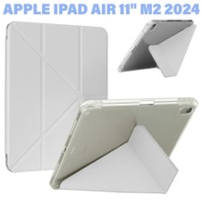 Чохол до планшета BeCover Ultra Slim Origami Transparent Apple iPad Air 11" M2/M3 (2024/2025) Gray (711390)