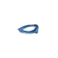 Дата кабель USB 2.0 AM/AF 3.0m ferrite transparent blue Voltronic (YT-AM/AF-3.0TBL)