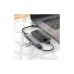 Концентратор HOCO USB to USB 3.0 + 3xUSB 2.0 metal gray (6931474765468)