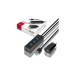 Концентратор AXAGON USB 3.1 to 4xUSB 3.0 1.2m + power adapter + cable USB to Micro 5P black (HUE-S2BP)
