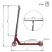 Самокат Hipe H11 Magma трюковий (black/red) (250160)