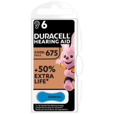 Батарейка Duracell PR44 / 675 * 6 (5004326)