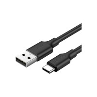 Дата кабель USB 2.0 AM to USB-C 0.5m 3.0A (18W) Nickel Plating US287 Black UGREEN (60115)