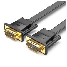 Кабель мультимедійний VGA M to VGA M 1.0m black Vention (LAJWF)