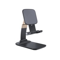 Підставка до планшета та телефона Knight Foldable Desk Mobile Phone Holder Stand (Alloy) Black Essager (EZJZM-QS01)