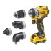 Шуруповерт DeWALT XR Li-Ion 12V, 2x3Ah, зі змінними насадками, 57.5 Нм, 0-425/0-1500 об/хв, 0.7, TSTAK (DCD703L2T)