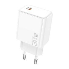 Зарядний пристрій BOROFONE BA77A Insightful USB-C PD30W White (6941991101274)