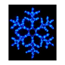 Гірлянда Delux Motif flash Snowflake 55 см синій IP44 EN (90012964)