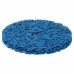 Круг зачистний Sigma з нетканого абразиву (корал) 125мм без тримача синій середня жорсткість (9175761)