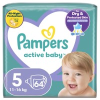 Підгузки Pampers Active Baby Junior Размер 5 (11-16 кг) 64 шт (8001090949974)