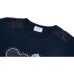 Кофта Breeze з мереживним ведмедиком (8548-98G-blue)