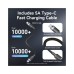 Зарядний пристрій Vention 2xUSB-C PD70W + 1xUSB QC3.0 22.5W GaN + cable USB-C to USB-C 1.0m black gray (TZ-FEXH0-EU)