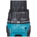 Шуруповерт Makita DDF490WV, 18V, АКБ 1x2Ah, 27·65Нм, 0-500·0-1900об/хв, кейс, 1.4кг (DDF490WV)
