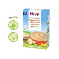 Дитяча каша HiPP молочна Кукурудзяна з фруктами з пребіотиками 250 гр (9062300140153)