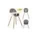 Стілець для годування MoMi Reki 2в1 Grey (KRKA00034)