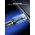 Дата кабель USB 2.0 AM to USB-C 3.0m 3.0A 18W US288 Space Gray Ugreen (60408)