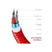 Дата кабель USB 2.0 AM to USB-C 1.0m 6A US505 red Ugreen (20527)
