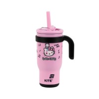 Поїльник-непроливайка Kite Hello Kitty термокружка з трубочкою, 530 мл (HK25-1266)