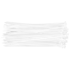 Стяжка Neo Tools 100шт, пластик, 2.5x200мм, біла (01-601)