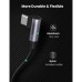 Дата кабель USB-C 2.0 to USB-C 1.0m 90° corner US334 black Ugreen (70643)