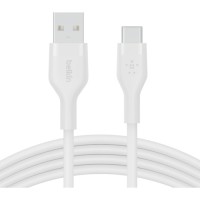 Дата кабель USB 2.0 AM to Type-C 1.0m White Belkin (CAB008BT1MWH)