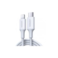 Дата кабель USB-C to Lightning 1.0m 3A US171 white Ugreen (10493)