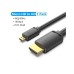 Кабель мультимедійний HDMI M to HDMI micro M 1.0m 4K black Vention (AGIBF)