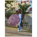 Парасоля Fulton L907-041819 Morris & Co. Minilite-2 UV Golden Lily Pink (L907-041819)