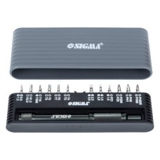 Викрутка Sigma з бітами 1/4 "24шт CrV для мобільних телефонів (пласт кейс) (4003251)