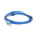 Дата кабель USB 2.0 AM/AF 1.5m ferrite transparent blue Voltronic (YT-AM/AF-1.5TBL)