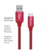 Дата кабель USB 2.0 AM to USB-C 2.0m red ColorWay (CW-CBUC008-RD)