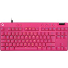 Клавіатура Logitech G PRO X TKL RAPID Wired Gaming Linear USB UA Magenta (920-013253)