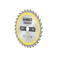 Диск пильний DeWALT CONSTRUCTION, 165х20 мм, 30z (ATB), 10 гр. (DT1935)