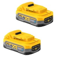 Акумулятор до електроінструменту DeWALT 18V XR Li-lon PowerStack 3.5Ah, 2 шт., вага 1.1 кг (DCBP318S2)