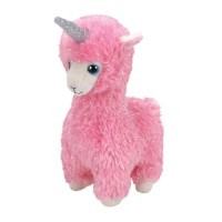 М'яка іграшка Ty Beanie Babies Рожева лама Lola 15 см (36282)