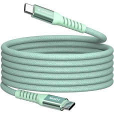 Дата кабель USB-C to USB-C 1.2m Magnetic 100W green Verbatim (31855)