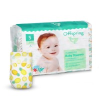 Підгузки Offspring Pineapple розмір S 3-6 кг 48 шт (DP-OI-FAT-S48P-PHP)